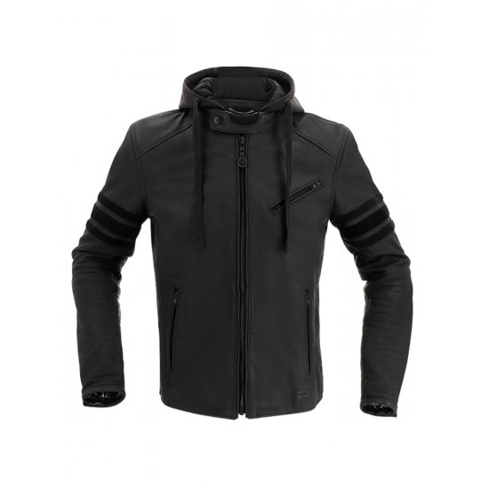 Richa Toulon Leather Jacket Black Edition at JTS Biker Clothing